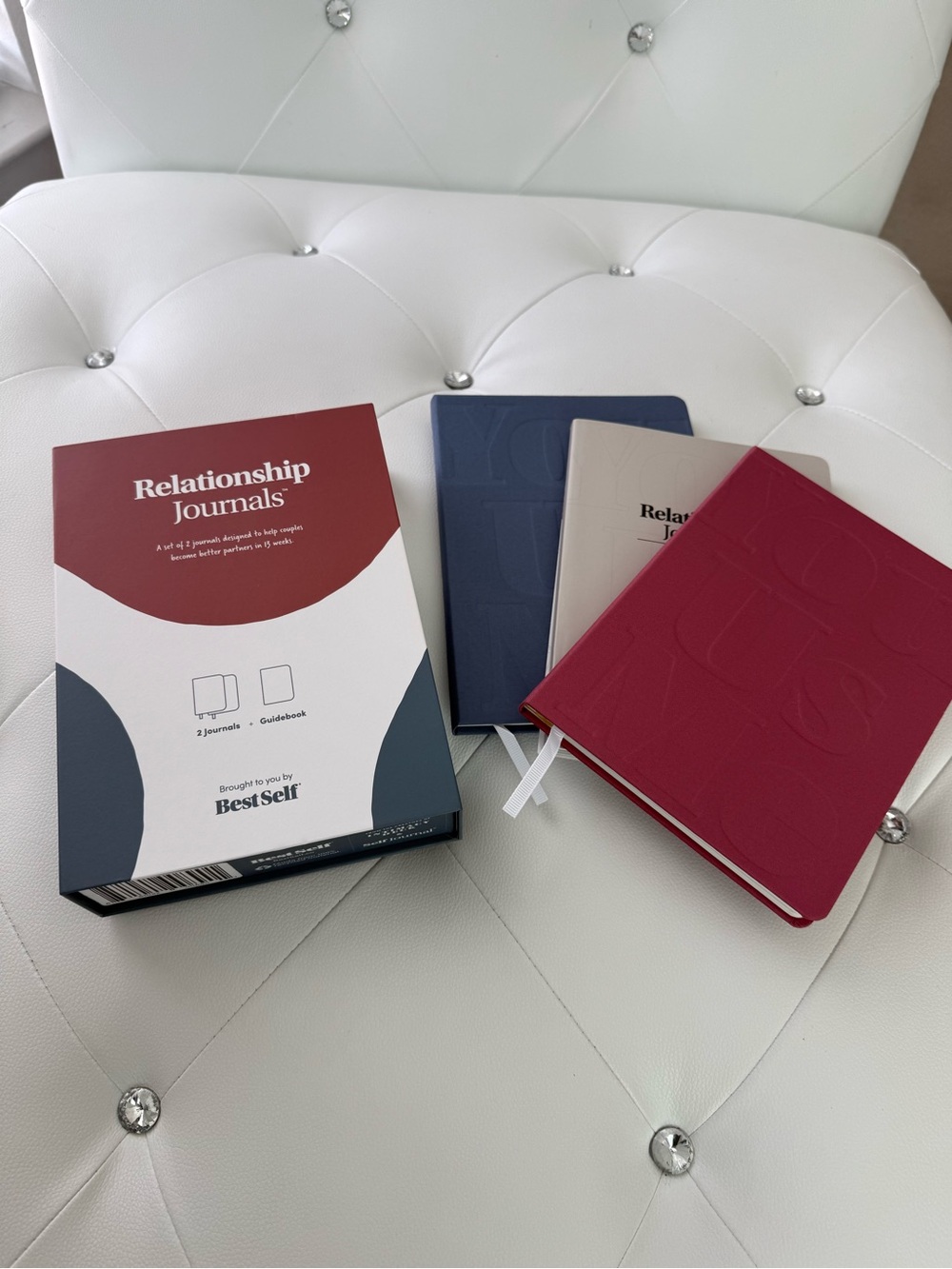BestSelf Relationship Journals Couples Set 2 Journals + Guidebook